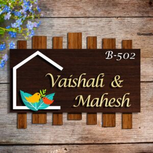 Nest in the woods – Name plate