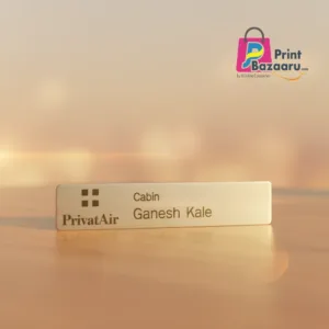 Metal Magnetic Pocket Name Plate for Events Premium Customized Badge printbazaaru.com 4