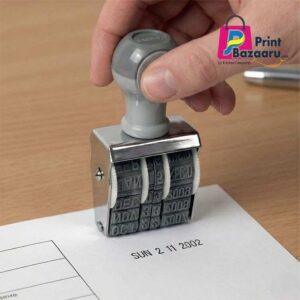 Professional 6mm Date Stamp Changeable DD-MM-YYYY Rubber Stamp 2