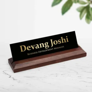 Excelus Office Desk Name Plate - Classic