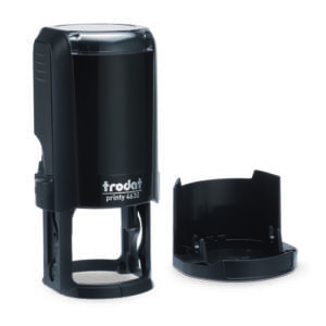 Trodat Round Stamp | Premium Self Inking 30mm Refillable Stamp 7 Lines
