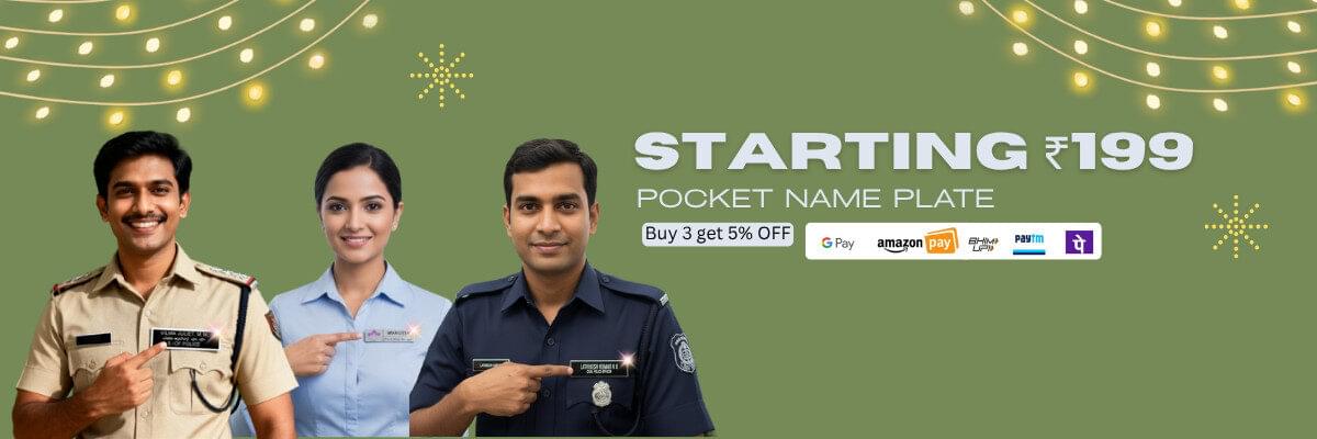 Pocket Nameplate banner ad printbazaaru.com